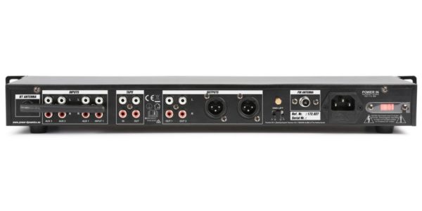 Power Dynamics PDC75 Reproductor Multimedia Rack 19" 1U MP3/USB/SD 172827 - Imagen 3