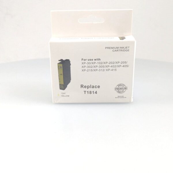 CARTUCHO COMPATIBLE CON EPSON T1814 AMARILLO