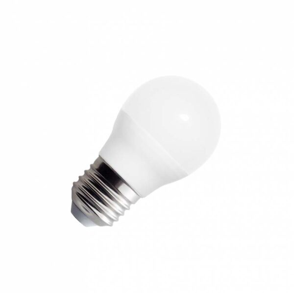 Bombilla LED E27 esférica G45, 220º, 5W