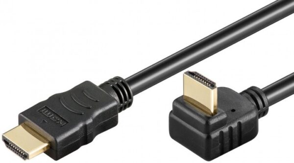 Cable HDMI a HDMI  1,5m 1.4 macho 270º acodado