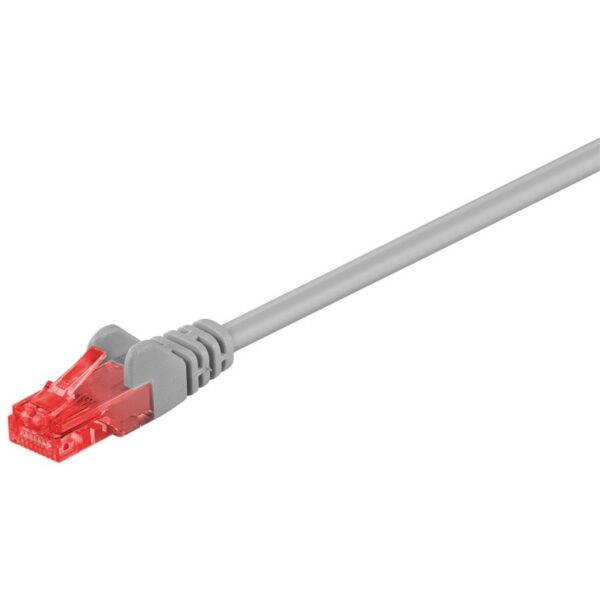 Cable Red Latiguillo RJ45 UTP Cat6 3m GRIS