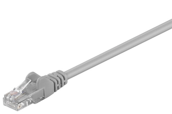 Latiguillo RJ45 Cat5e UTP CCA 0,5m GRIS