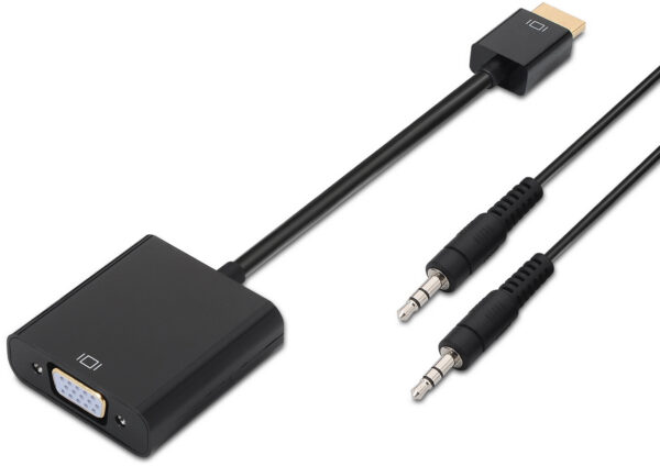 Conversor HDMI a VGA con JACK 3,5 de audio NANOCABLE