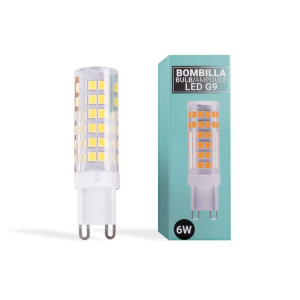 Bombilla LED G9 tubular 220-240V AC - 6W cw - Imagen 2