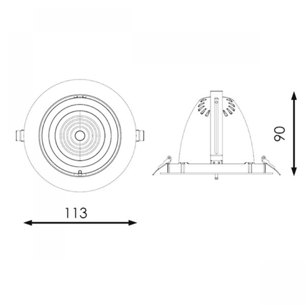 Downlight Proyector Led Track 15W - Imagen 2