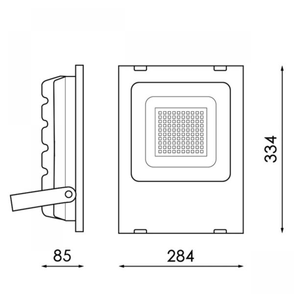 Foco proyector LED SMD Pro 100W 110Lm/W - Imagen 2