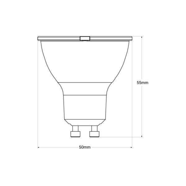 Bombilla GU10 LED - 5W - 525lm - 120° - Imagen 2