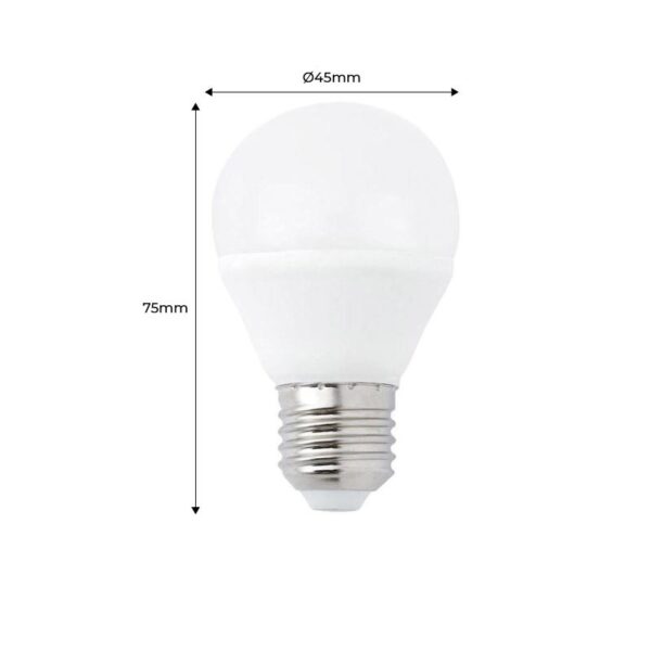 Lampara esferica led e27 4W E27 3000K libert - Imagen 2