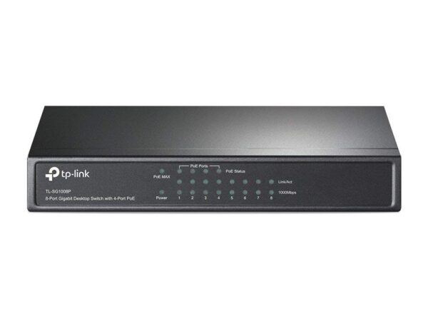 TP-LINK SWITCH 8 PUERTOS GIGABIT 4POE