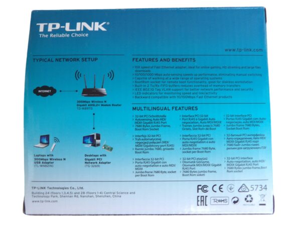 Tarjeta red PCI TP-LINK TG-3269 Giga - Imagen 4