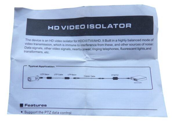 AISLADOR BUCLE TIERRA COAXIAL - Imagen 2