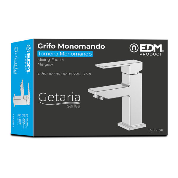 GRIFO MONOMANDO DE LAVABO SERIE GETARIA EDM - Imagen 3