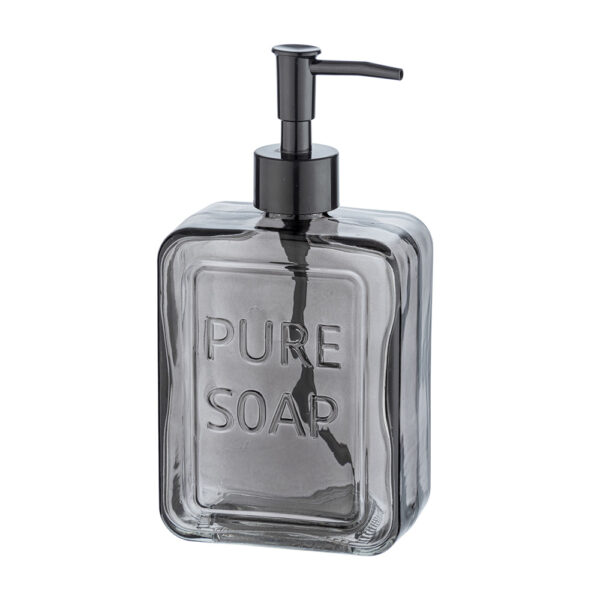 DOSIFICADOR DE JABÓN PURE SOAP GRIS 24713100 WENKO - Imagen 2