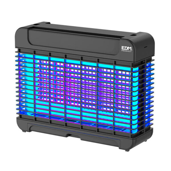 MATA INSECTOS PROFESIONAL ELECTRONICO CON LED 10W  100m² 31,6x10x26,3cm COLOR NEGRO EDM