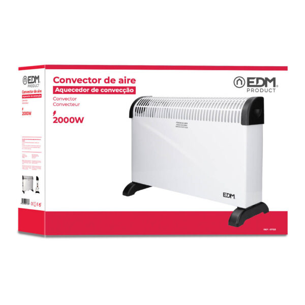 CONVECTOR DE AIRE - MODELO STANDARD - 2000W - EDM - Imagen 2