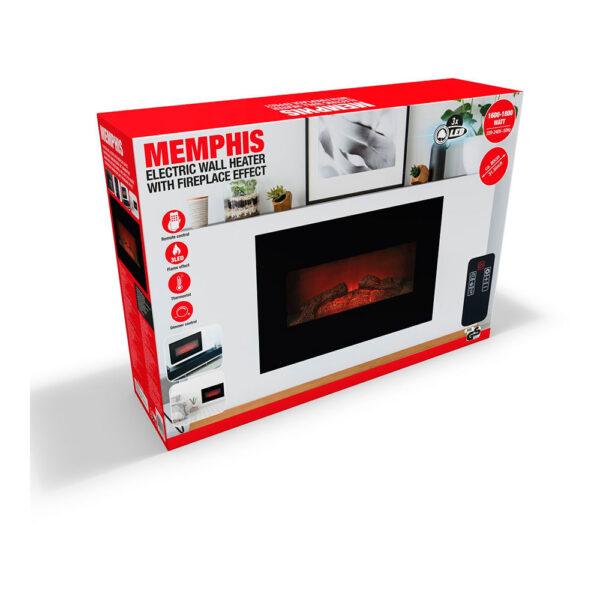 ESTUFA/CHIMENEA DE LED MODELO MEMPHIS 1800W - Imagen 5