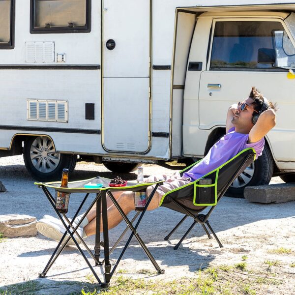 MESA DE CAMPING TEXTIL PLEGABLE CON FUNDA CAFOLBY. INNOVAGOODS - Imagen 4