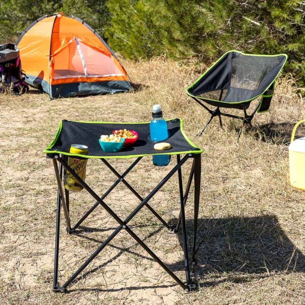 MESA DE CAMPING TEXTIL PLEGABLE CON FUNDA CAFOLBY. INNOVAGOODS - Imagen 11