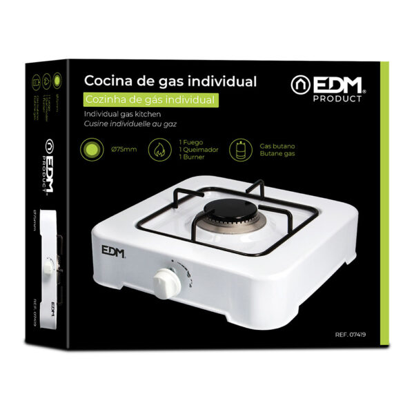 COCINA DE GAS ESMALTADA 1 FUEGO EDM - Imagen 2