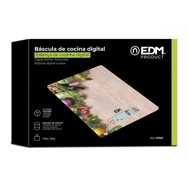 BASCULA DE COCINA DIGITAL MAX. 5kg MOD 2 EDM - Imagen 3