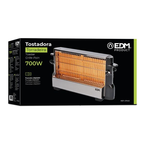 TOSTADORA VERTICAL 700W  EDM - Imagen 2