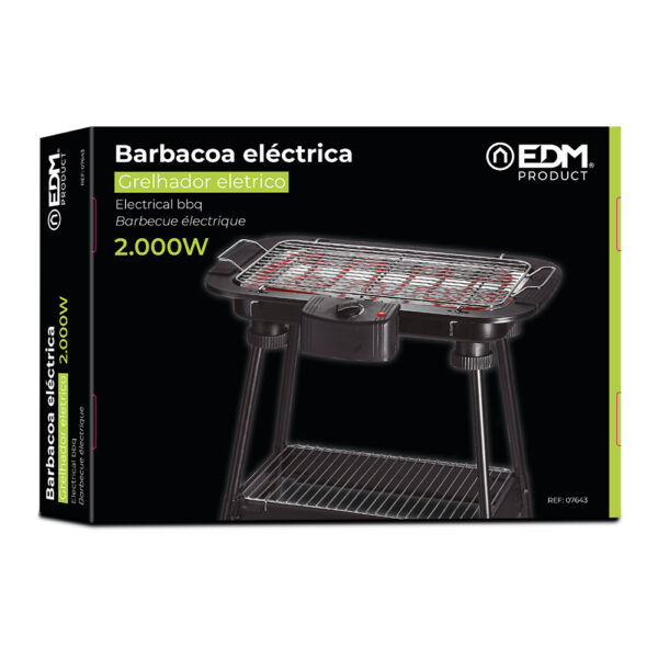 BARBACOA ELECTRICA DE PIE 2000W  EDM - Imagen 2