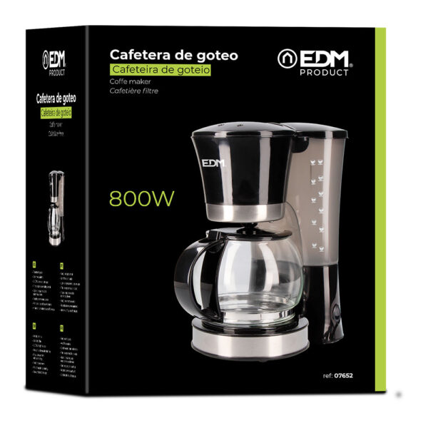 CAFETERA DE GOTEO 12 TAZAS 800W  EDM - Imagen 2