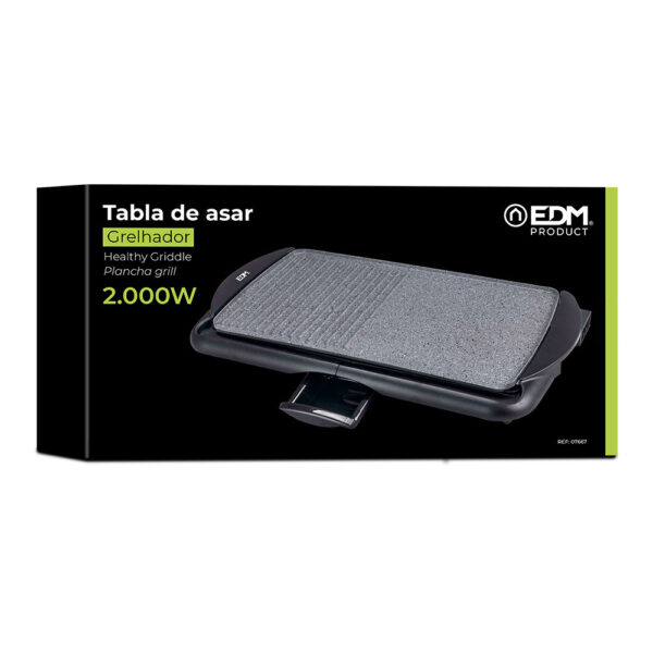 TABLA DE ASAR EFECTO PIEDRA 2000W  EDM - Imagen 2