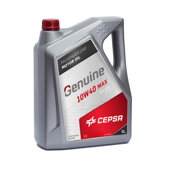 LUBRICANTE COCHE GENUINE 10W40 MAX LATA 5L. CEPSA