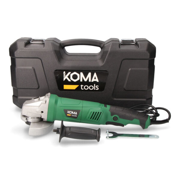 AMOLADORA ELECTRICA 1050W Ø125mm 22,8x35,5cm KOMA TOOLS - Imagen 3