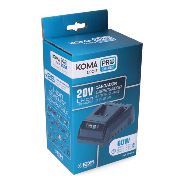 CARGADOR DE BATERIA 60W KOMA TOOLS - Imagen 3