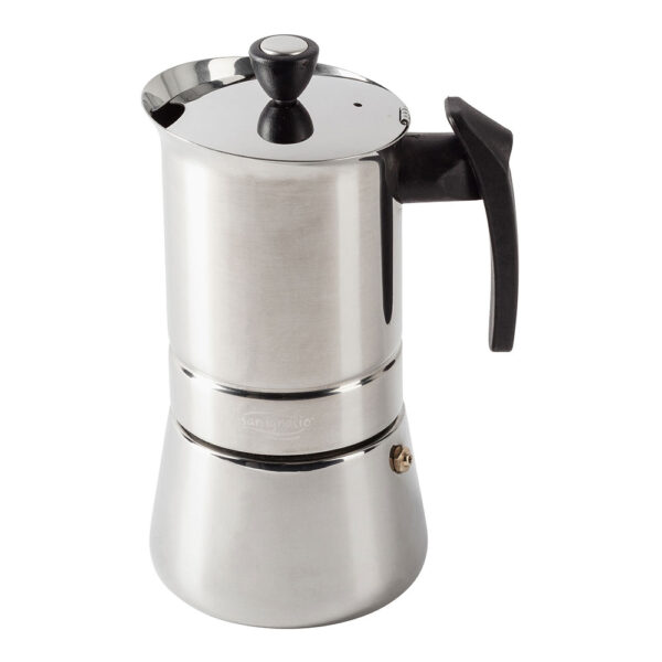 CAFETERA 4 TAZAS ACERO INOX MOODS SG-3593 SAN IGNACIO - Imagen 2