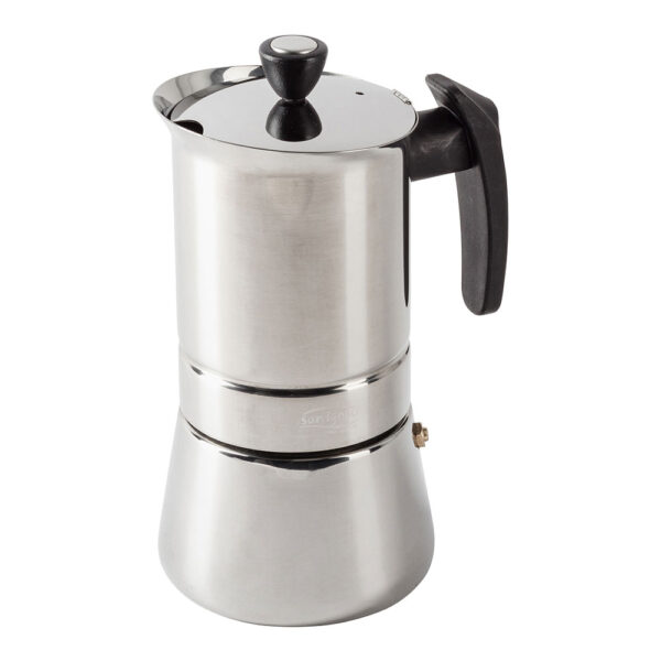 CAFETERA 6 TAZAS ACERO INOX MOODS SG-3594 SAN IGNACIO