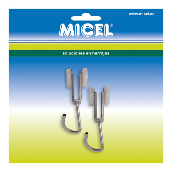 BLISTER DE 2  POLEAS PERFIL PERGOLA EXTERIOR TLD17 92576 MICEL - Imagen 2