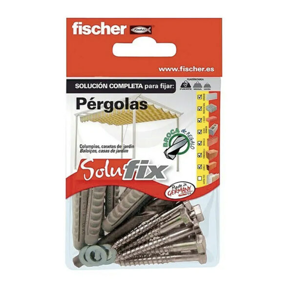 KIT FIJACIÓN PERGOLAS 568680 SOLUFIX FISCHER