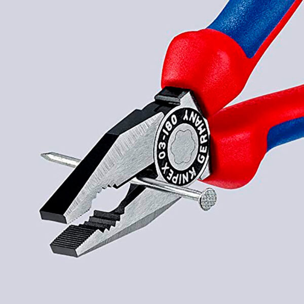 ALICATES UNIVERSALES 185x54x21mm  0302180 KNIPEX - Imagen 3