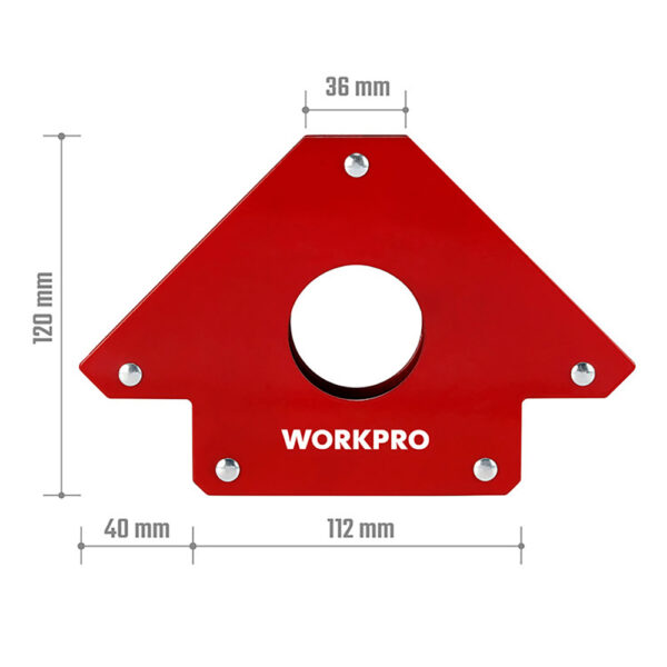 ESCUADRA MAGNÉTICA DE SOLDADURA 125 mm - Imagen 3