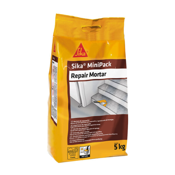 SIKAMINIPACK MORTERO DE REPARACIÓN GRIS 5 Kg