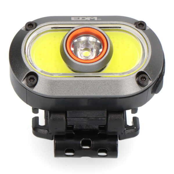 LINTERNA FRONTAL LED DE ALUMINIO RECARGABLE 7W+ 5W - Imagen 3