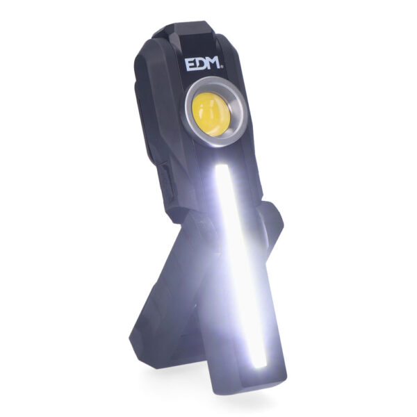 LINTERNA DE TRABAJO COB 200lm + 200lm + SPOT SUPERIOR 50lm - Imagen 4