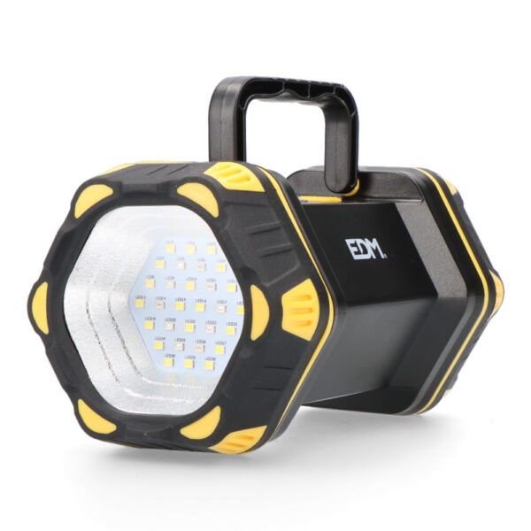 LINTERNA DE MANO LED RECARGABLE 3 PUNTOS DE LUZ