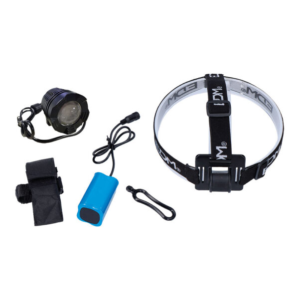 FOCO LED DE ALUMINIO RECARGABLE 180lm, 50lm, FLASH. FUNCIÓN FRONTAL / BICICLETA - Imagen 4