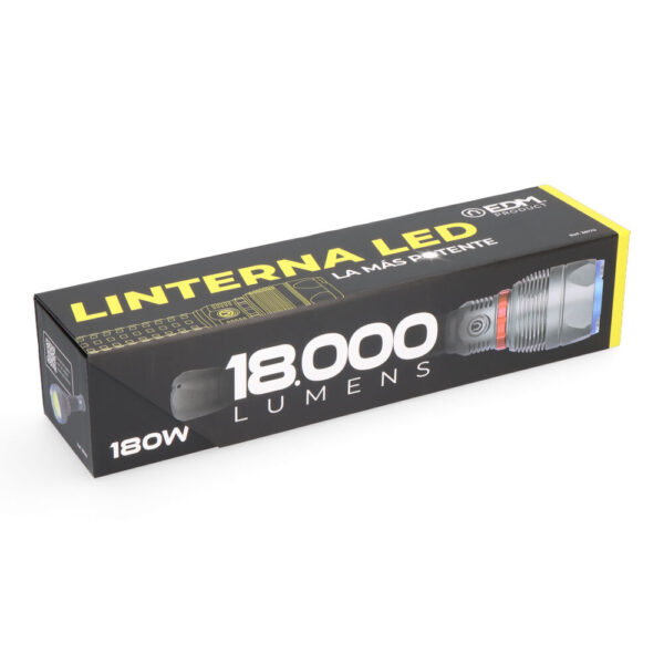 LINTERNA LED 18.000Lm EDM - Imagen 5