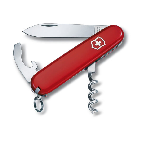 NAVAJA WAITER ROJA, 9 FUNCIONES, 26x12x84mm, PESO 35g. VICTORINOX