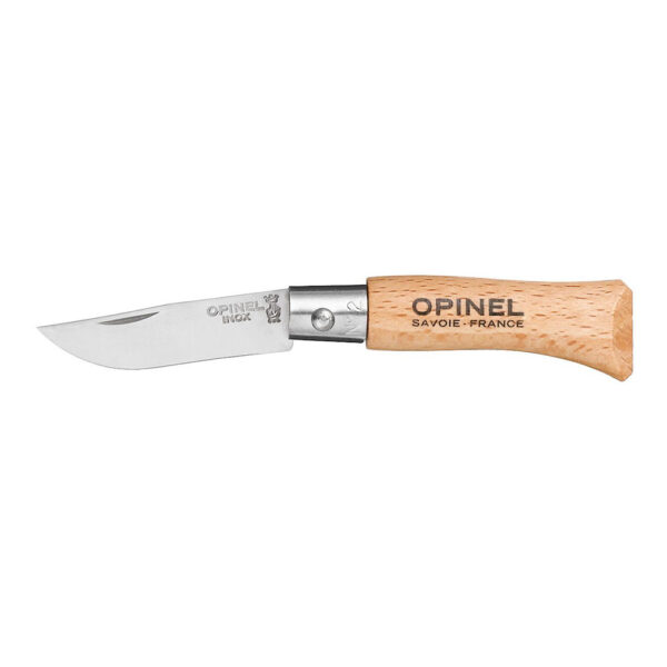 NAVAJA Nº2, HOJA DE 3,5cm DE ACERO INOXIDABLE. OPINEL