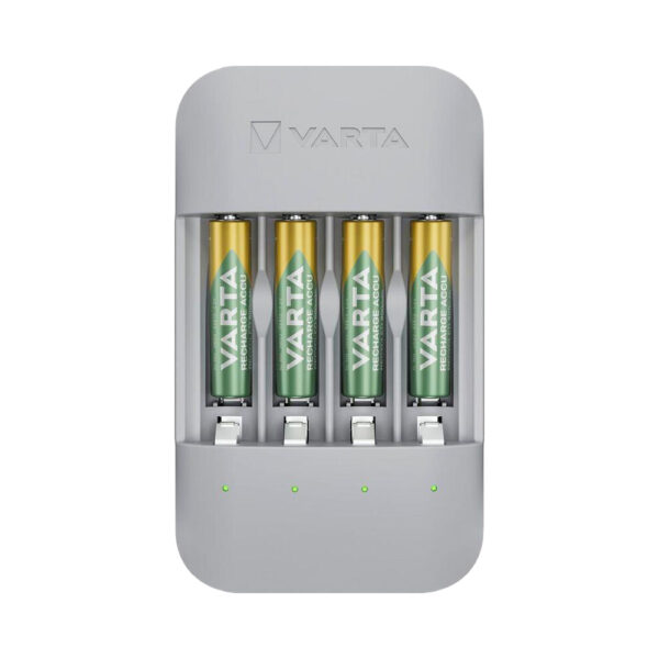 CARGADOR DE PILAS VARTA ECO CHARGER PRO + 4 PILAS 800 Mah AAA 56813 - Imagen 2