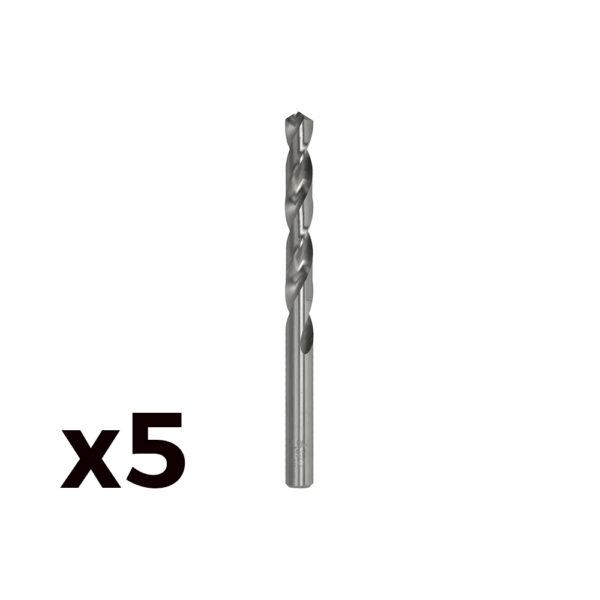 PACK 5 BROCAS CILINDRICAS ACERO RAPIDO DE 11mm M11 MOTA