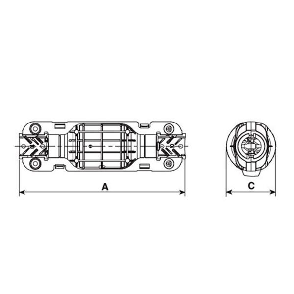 CAJA CONEXIÓN IP68 5650/3 PAGURI 2 SALIDAS 3 POLOS - Imagen 2