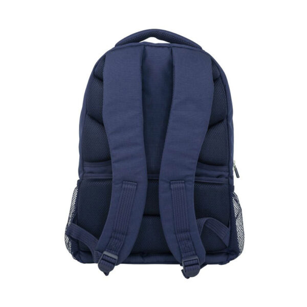 MOCHILA ESCOLAR CON 4 CREMALLERAS (25 L) SERIE 1918, AZUL MARINO MILAN - Imagen 2