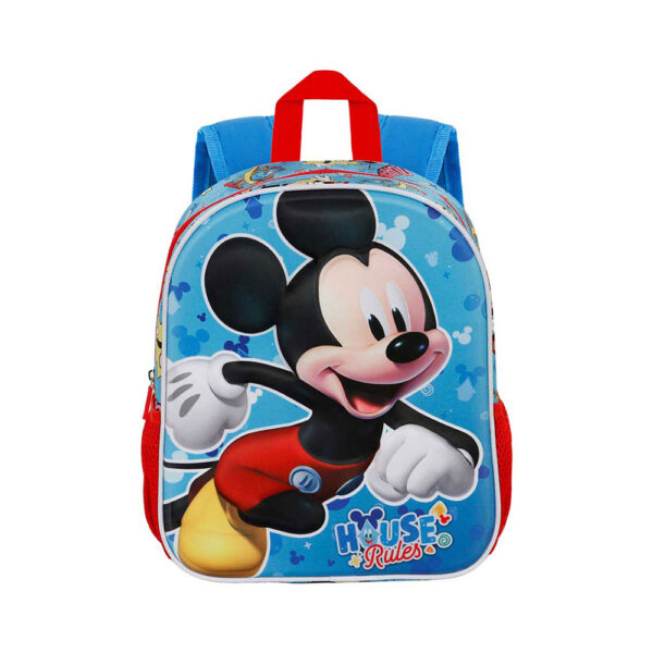 MOCHILA 3D PEQUEÑA MICKEY MOUSE HOUSE. 8,5 L. KARACTERMANIA - Imagen 2